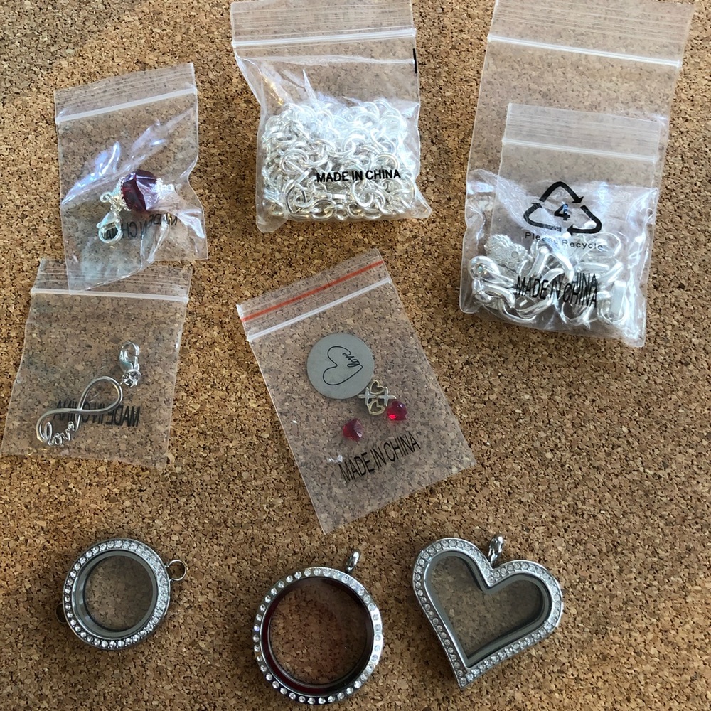 Origami Owl necklace/bracelet bundle with BONUS